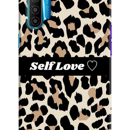 Leopard Print Self Love Realme XT/X2 Hard Case Back Cover by Casekaro