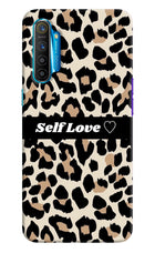 Leopard Print Self Love Realme XT/X2 Hard Case Back Cover by Casekaro