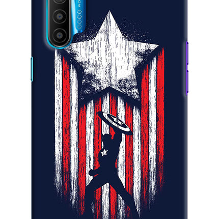 Captain America Marvel Art Realme XT/X2 Hard Case Back Cover by Casekaro