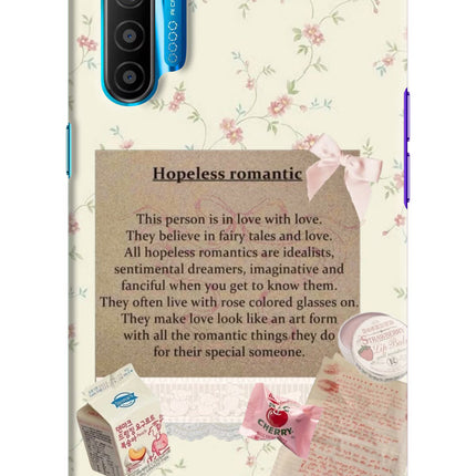 Hopeless Romantic Realme XT/X2 Hard Case Back Cover by Casekaro
