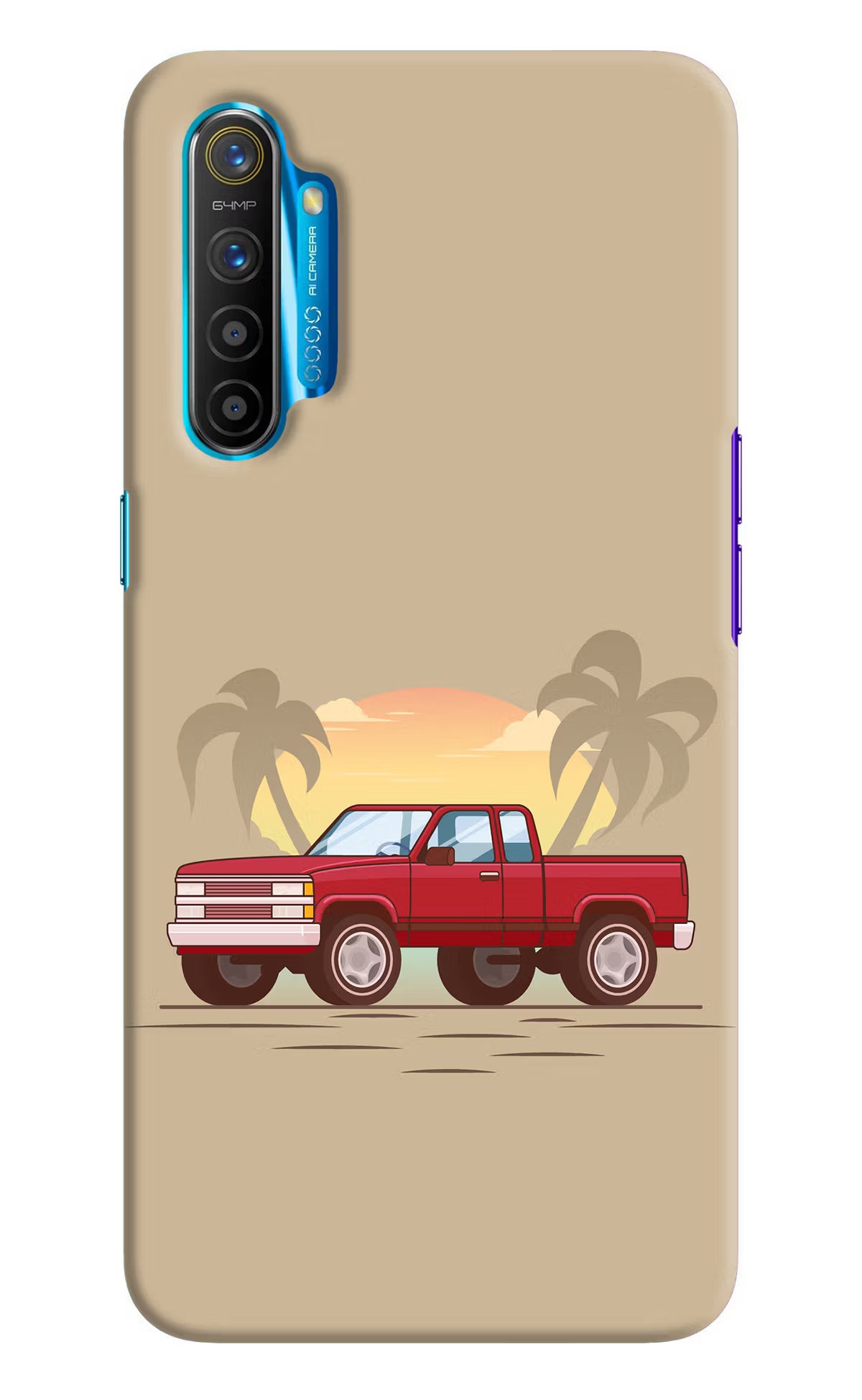 Desert Classic Drive Realme XT/X2 Hard Case Back Cover by Casekaro