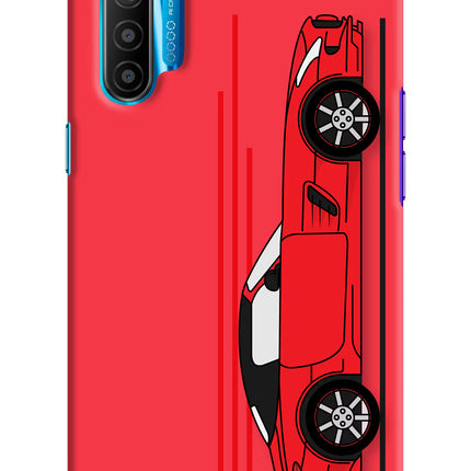 Red Velocity Realme XT/X2 Hard Case Back Cover by Casekaro