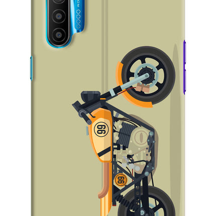 Vertical Speedster Realme XT/X2 Hard Case Back Cover by Casekaro