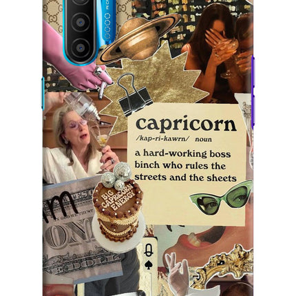 Capricorn Zodiac Realme XT/X2 Hard Case Back Cover by Casekaro