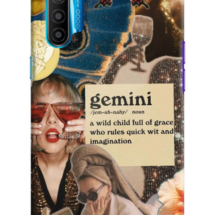 Gemini Zodiac Realme XT/X2 Hard Case Back Cover by Casekaro