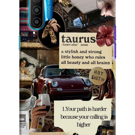 Taurus Zodiac Realme XT/X2 Hard Case Back Cover by Casekaro