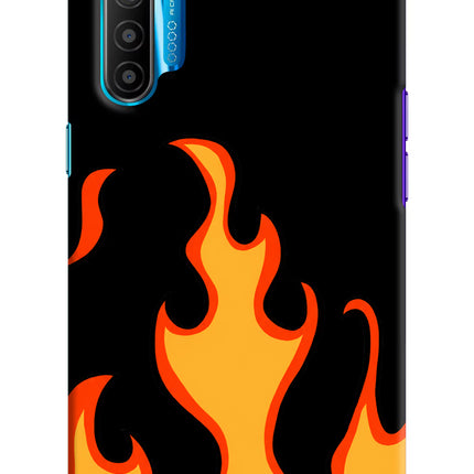 Fired Up – Black Realme XT/X2 Hard Case Back Cover by Casekaro