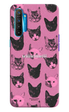 Pink Cats Realme XT/X2 Hard Case Back Cover by Casekaro
