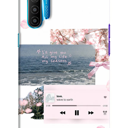 Wave to earth Realme XT/X2 Hard Case Back Cover by Casekaro