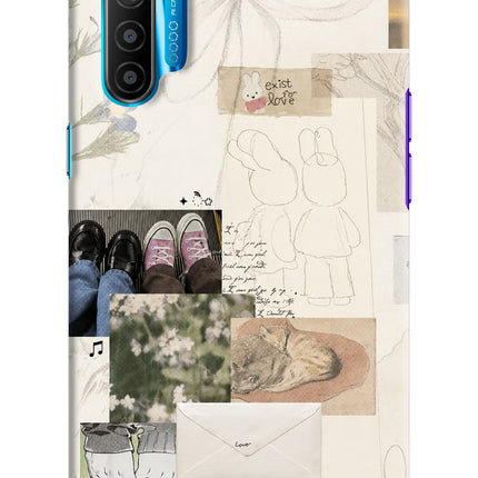 Soft Aesthetic Realme XT/X2 Hard Case Back Cover by Casekaro