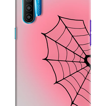 Pink Web Realme XT/X2 Hard Case Back Cover by Casekaro