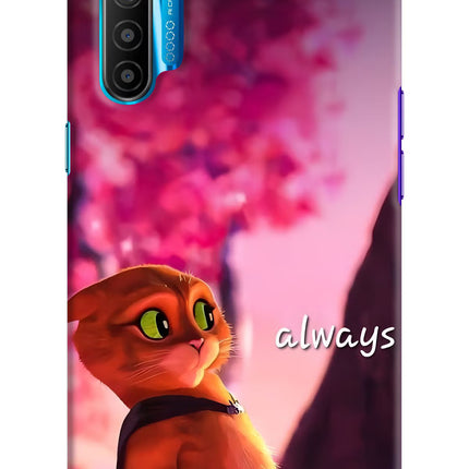 Always Cat Realme XT/X2 Hard Case Back Cover by Casekaro