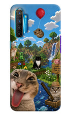Minecraft Cat Chaos Realme XT/X2 Hard Case Back Cover by Casekaro