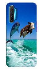 Dolphin vs Cow Realme XT/X2 Hard Case Back Cover by Casekaro