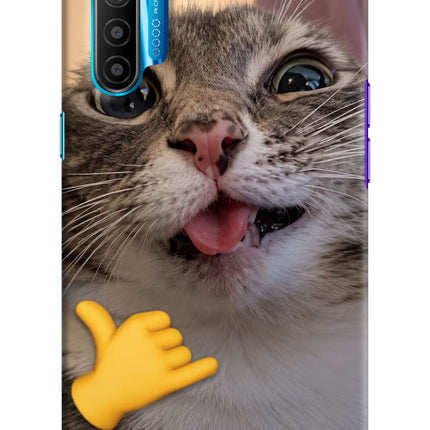 Silly Cat Call Realme XT/X2 Hard Case Back Cover by Casekaro