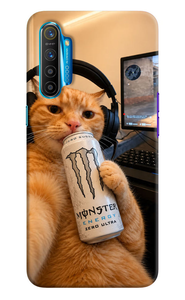 Gamer Cat Energy Realme XT/X2 Hard Case Back Cover by Casekaro