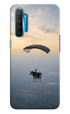 Skydiving Cow Realme XT/X2 Hard Case Back Cover by Casekaro