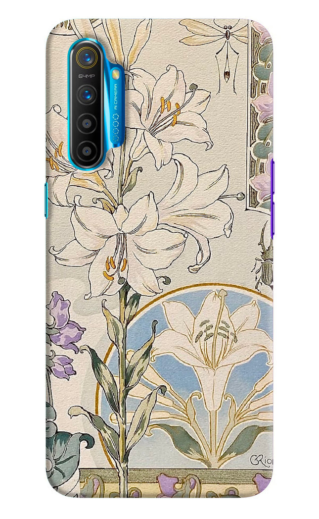 White Lily Realme XT/X2 Hard Case Back Cover by Casekaro