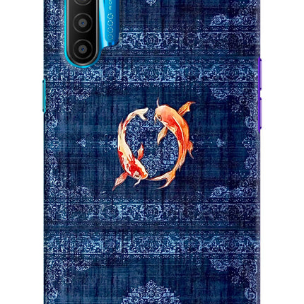 Koi Blue Realme XT/X2 Hard Case Back Cover by Casekaro