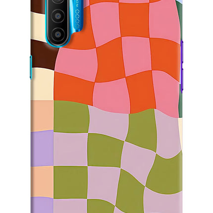 Wavy Grid Realme XT/X2 Hard Case Back Cover by Casekaro