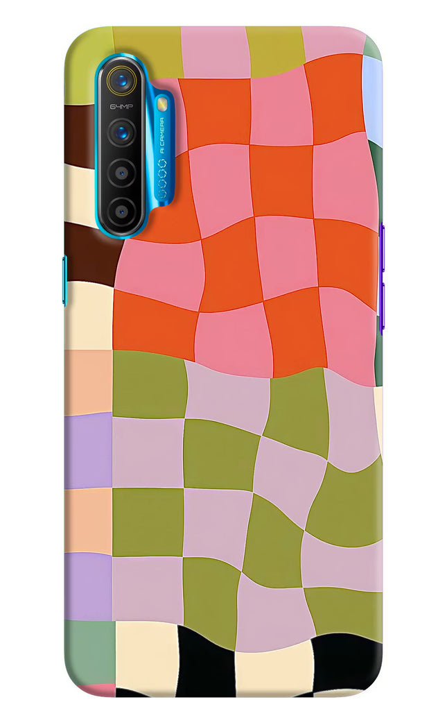 Wavy Grid Realme XT/X2 Hard Case Back Cover by Casekaro