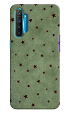 Green Stars Realme XT/X2 Hard Case Back Cover by Casekaro