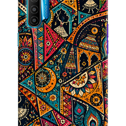 Folk Print Realme XT/X2 Hard Case Back Cover by Casekaro