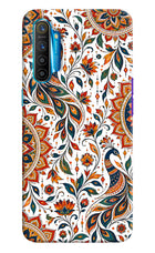 White Mayura Realme XT/X2 Hard Case Back Cover by Casekaro
