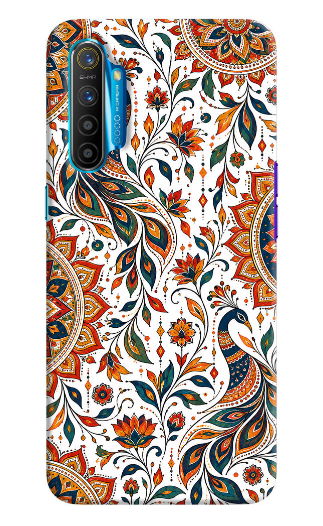 White Mayura Realme XT/X2 Hard Case Back Cover by Casekaro