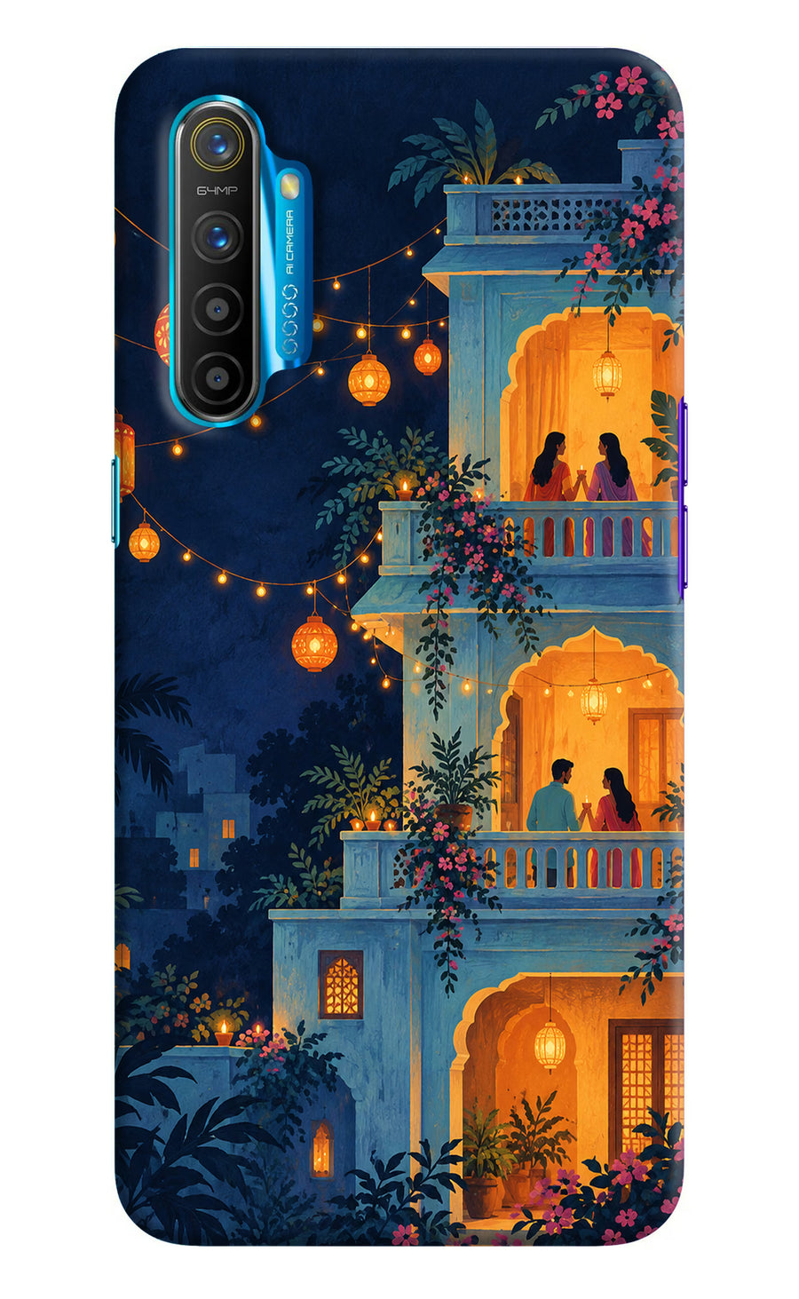 Balcony Glow Realme XT/X2 Back Cover, Hard case