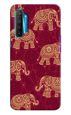 Maroon Elephant Realme XT/X2 Hard Case Back Cover by Casekaro