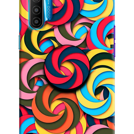 Spiral Pattern Realme XT/X2 Pop Case by Casekaro