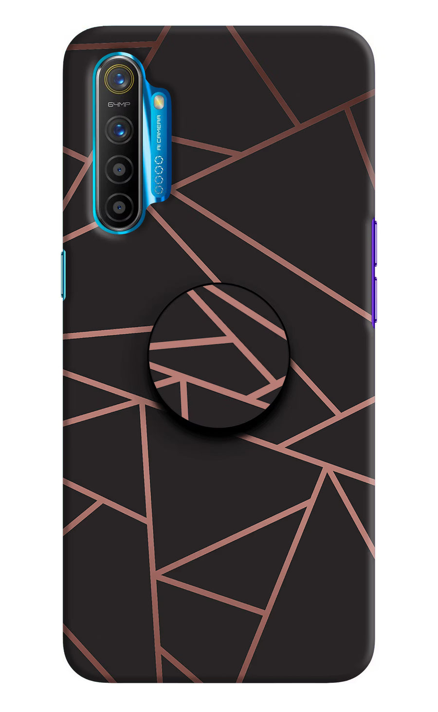 Geometric Pattern Realme XT/X2 Pop Case, Hard case