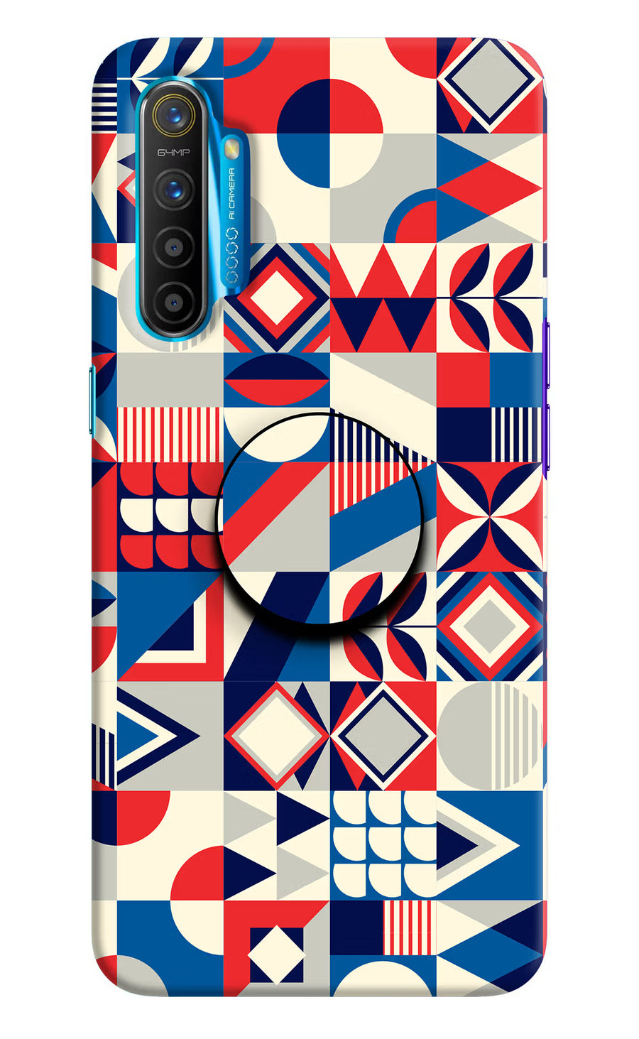 Colorful Pattern Realme XT/X2 Pop Case, Hard case