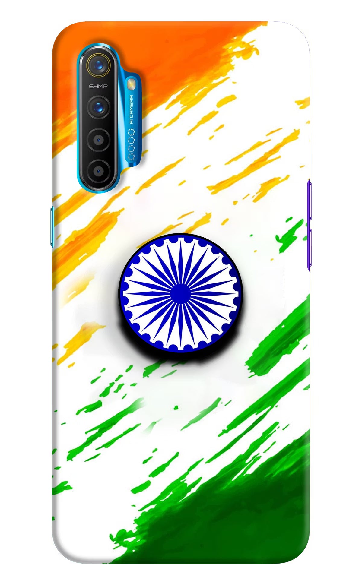 Indian Flag Ashoka Chakra Realme XT/X2 Pop Case by Casekaro