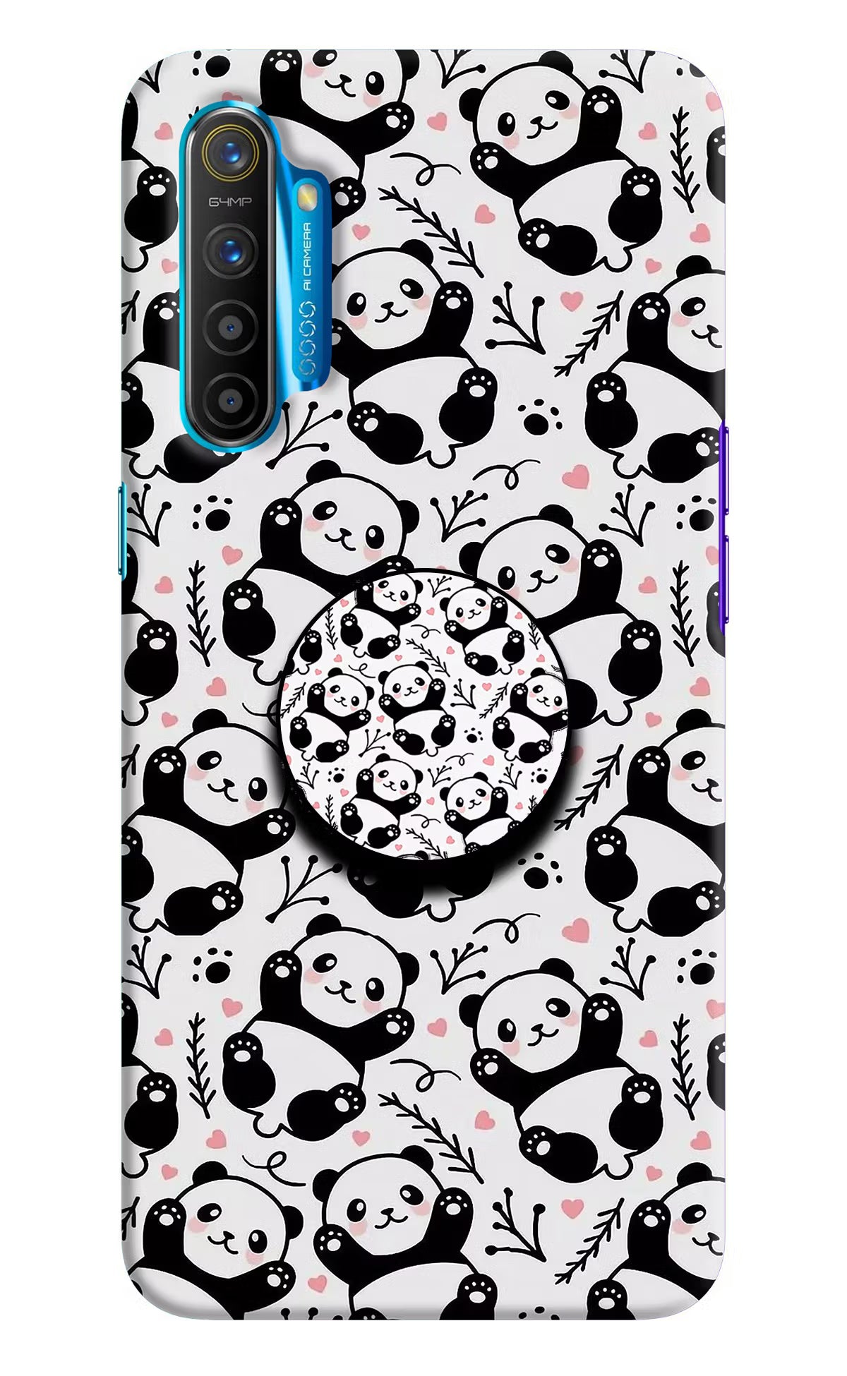 Cute Panda Realme XT/X2 Pop Case by Casekaro
