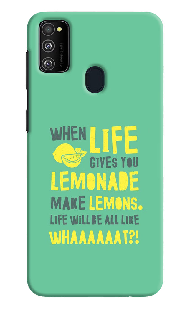 Quote Samsung M30s Hard Case Back Cover by Casekaro