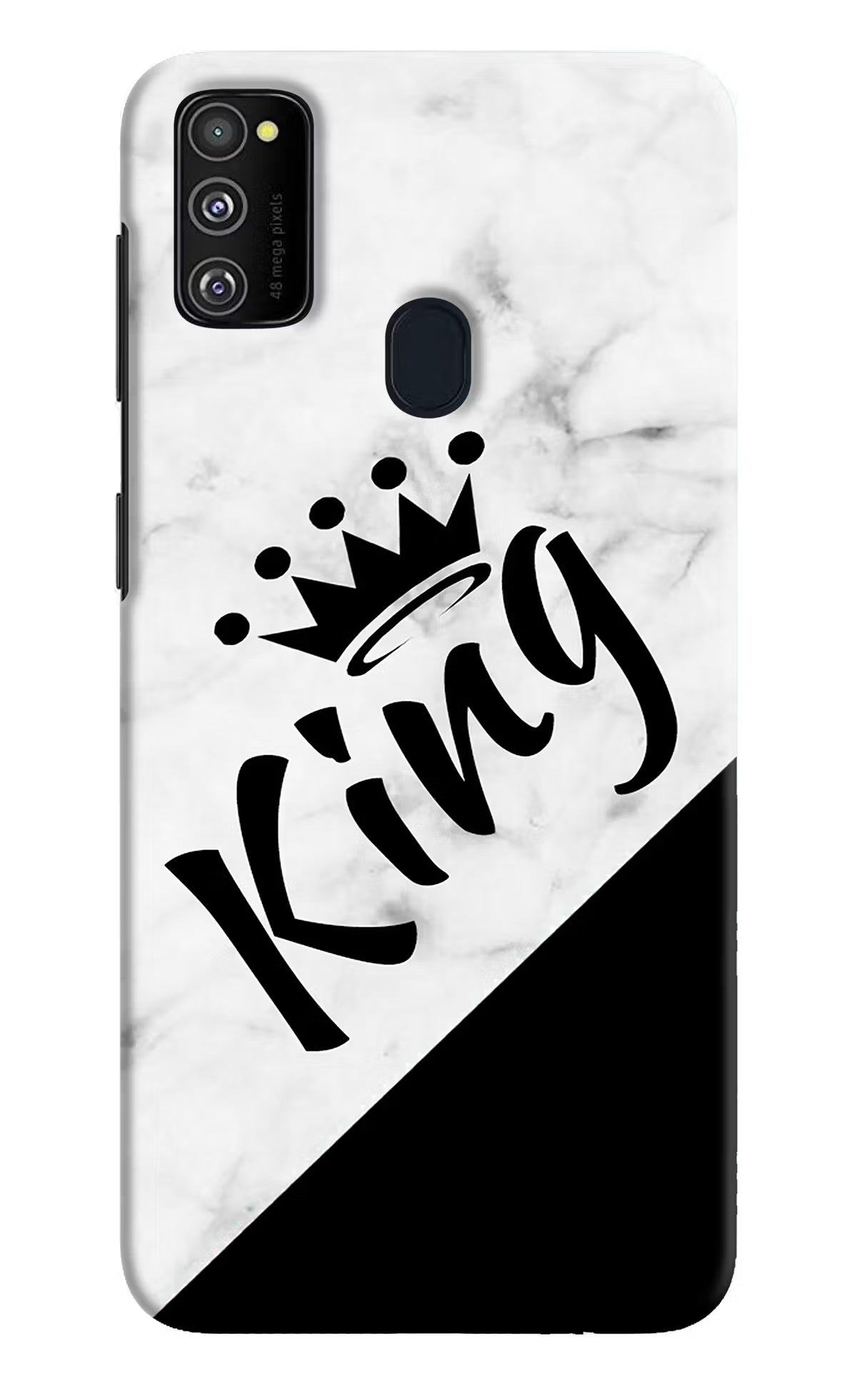 King Samsung M30s Hard Case Back Cover by Casekaro