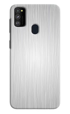 Wooden Grey Texture Samsung M30s Hard Case Back Cover by Casekaro