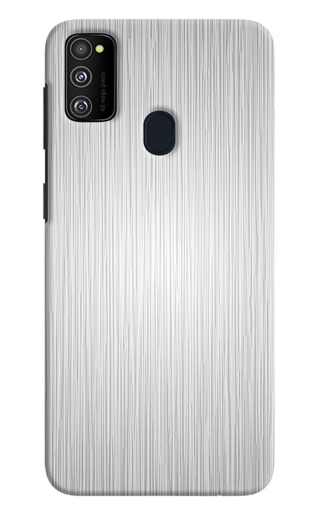Wooden Grey Texture Samsung M30s Hard Case Back Cover by Casekaro