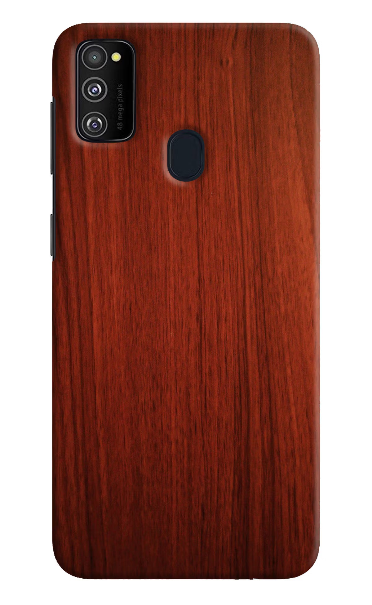 Wooden Plain Pattern Samsung M30s Hard Case Back Cover by Casekaro