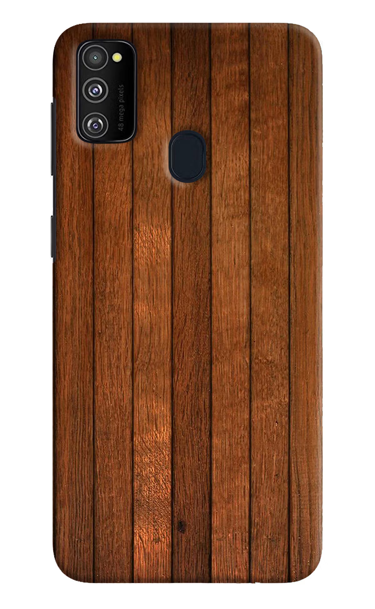 Wooden Artwork Bands Samsung M30s Hard Case Back Cover by Casekaro