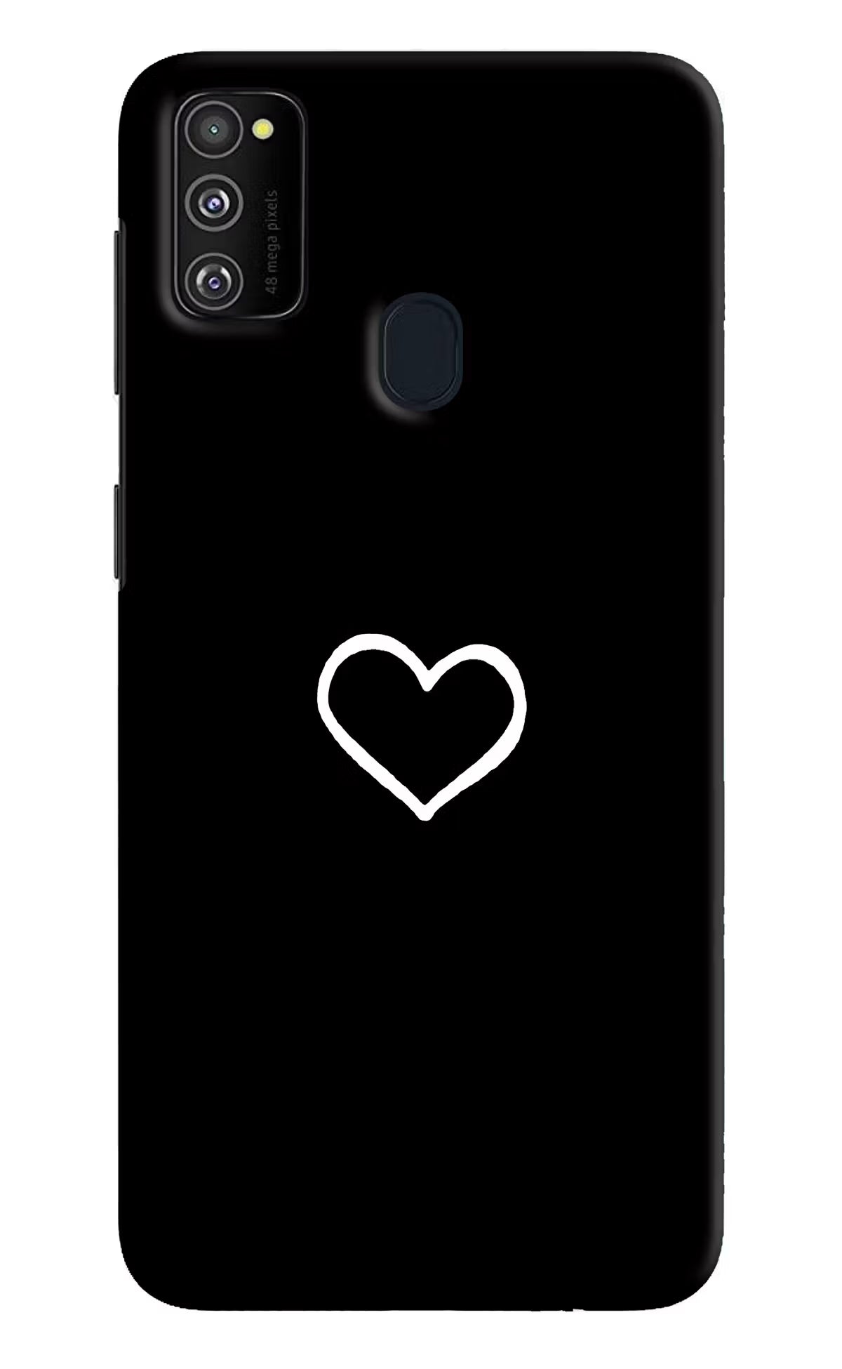 Heart Samsung M30s Hard Case Back Cover by Casekaro