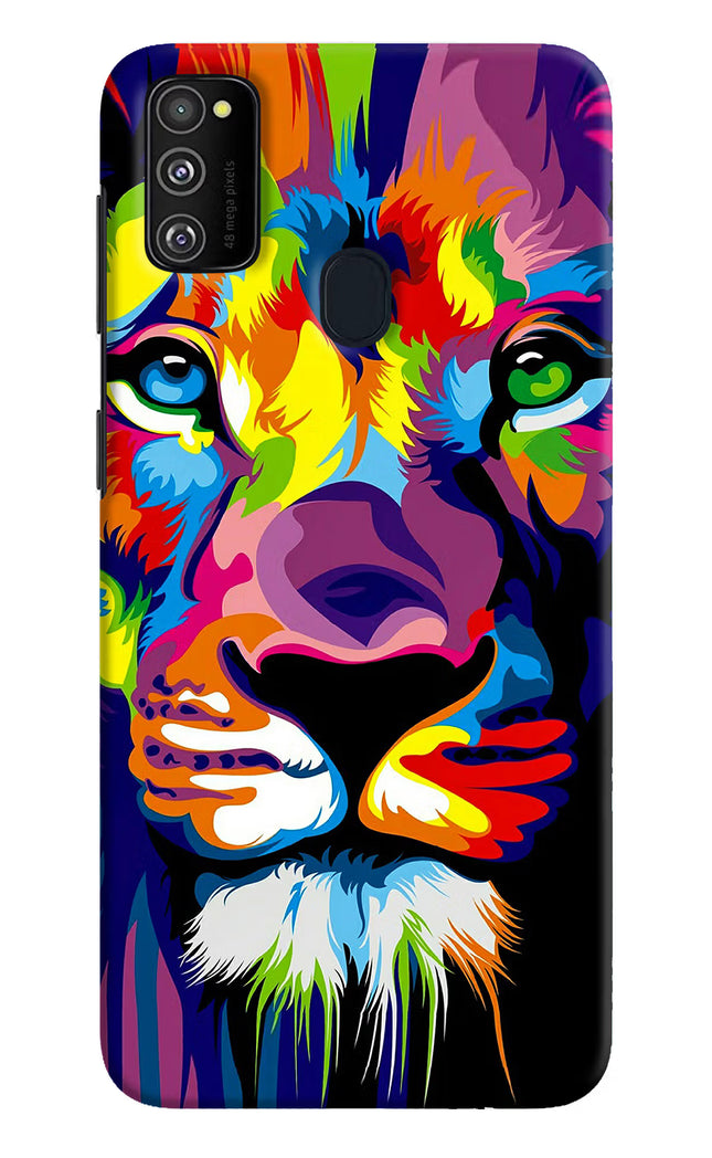 Lion Samsung M30s Hard Case Back Cover by Casekaro