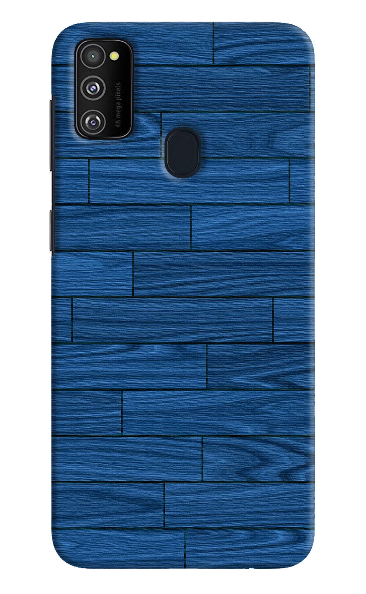Wooden Texture Samsung M30s Hard Case Back Cover by Casekaro