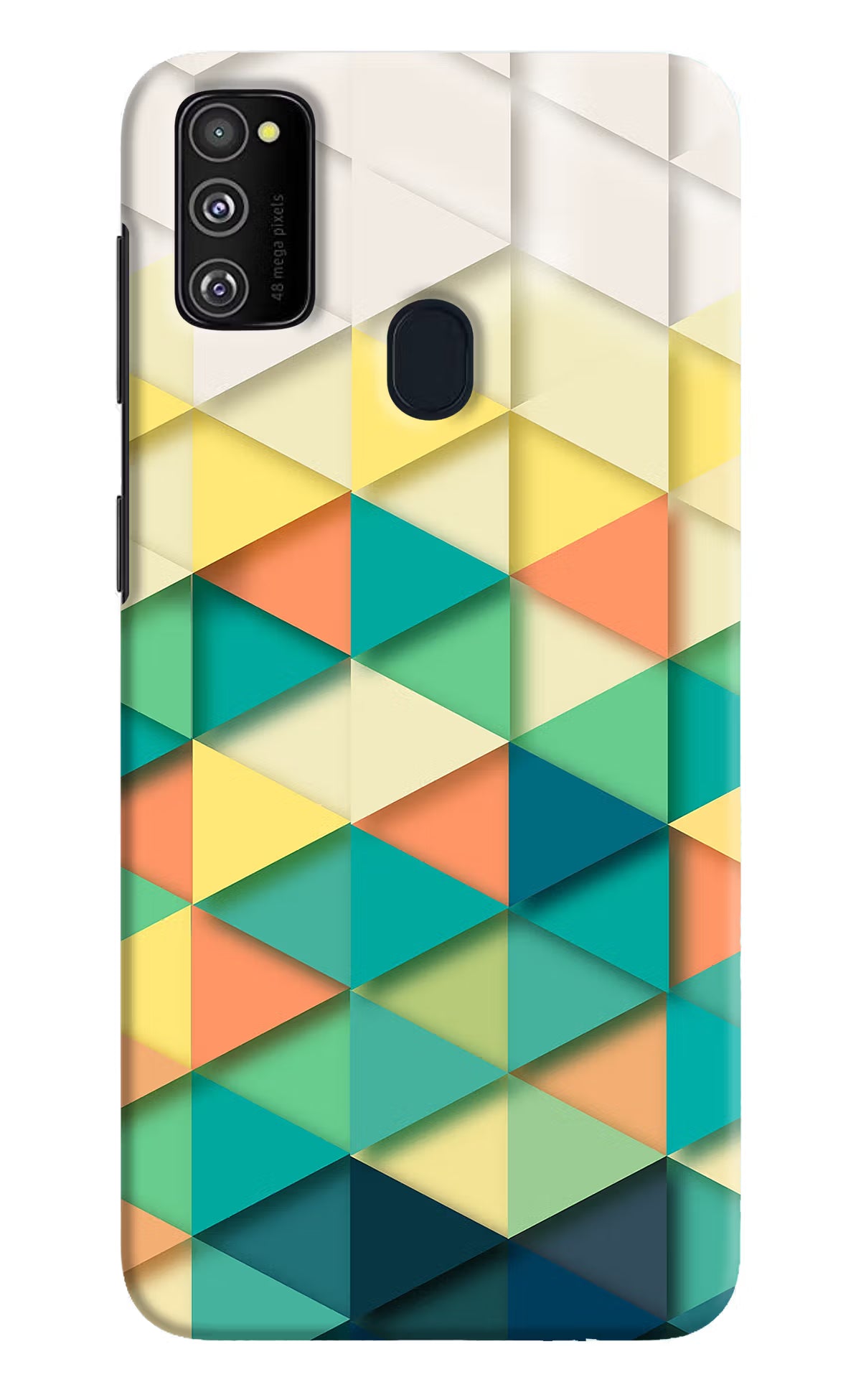 Abstract Samsung M30s Hard Case Back Cover by Casekaro