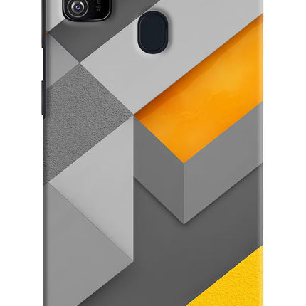 Abstract Samsung M30s Hard Case Back Cover by Casekaro