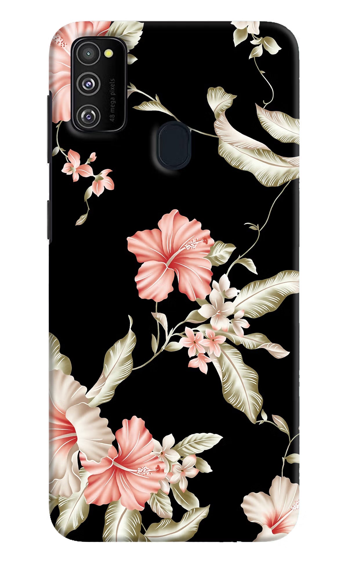 Elegant Floral Blossom Samsung M30s Hard Case Back Cover by Casekaro