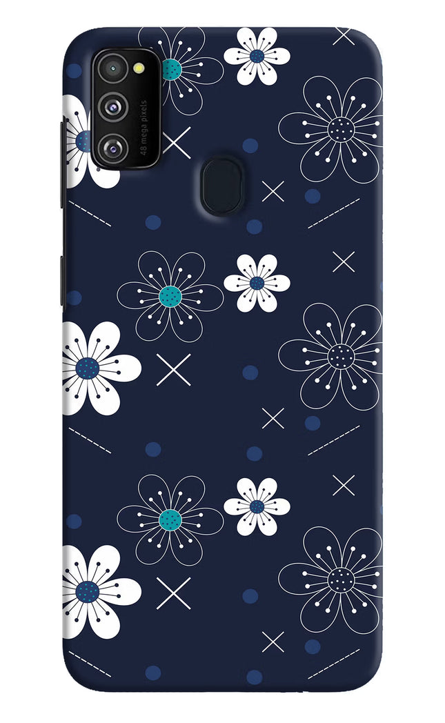 Flowers Samsung M30s Hard Case Back Cover by Casekaro