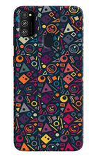 Geometric Abstract Samsung M30s Hard Case Back Cover by Casekaro